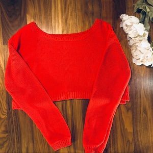 Nasty Gal Crop Top Sweater